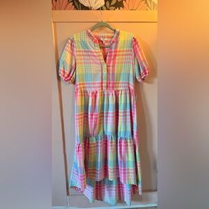 crown & ivy Multicolor Plaid Dress